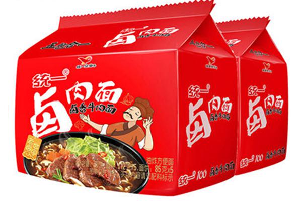 统一*卤香牛肉面五合一103克