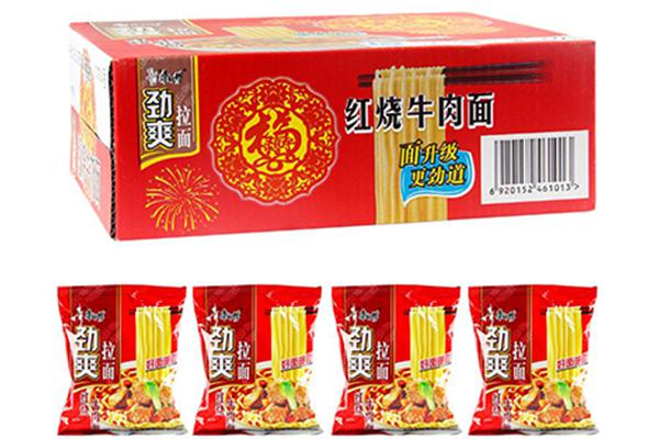 康师傅劲爽红烧牛肉袋面98g