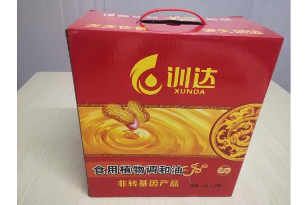 训达*食用植物调和油5升非转基因（礼盒装）