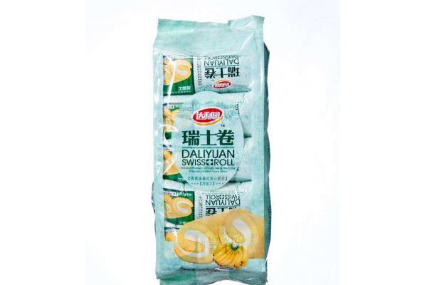 达利园*瑞士卷160g*8枚（香蕉味）*新老包装随机