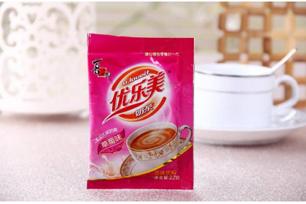 优乐美奶茶*（袋装）22g*（草莓味）