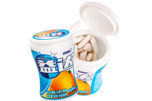 益达香橙味瓶装56g（秒杀价）