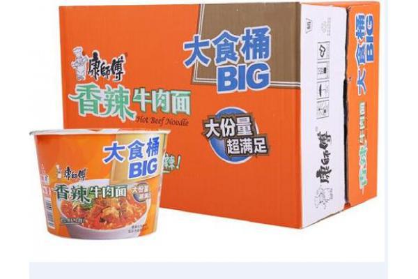 康师傅*大食桶145克（香辣牛肉面）（秒杀价）