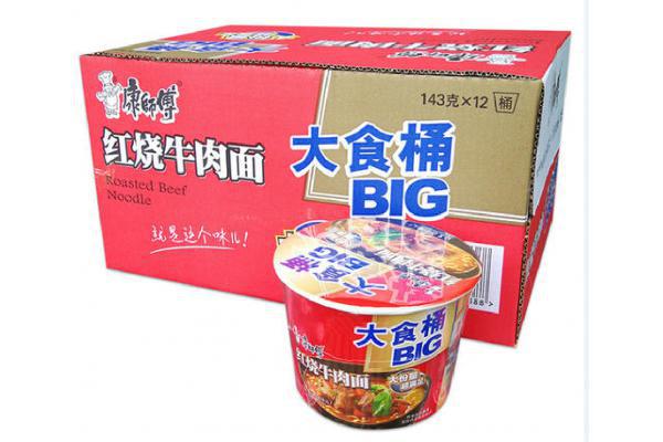 康师傅*大食桶145克（红烧牛肉面）（秒杀价）