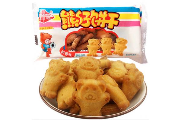 江顺*熊仔饼干60g（奶香味）（秒杀价）