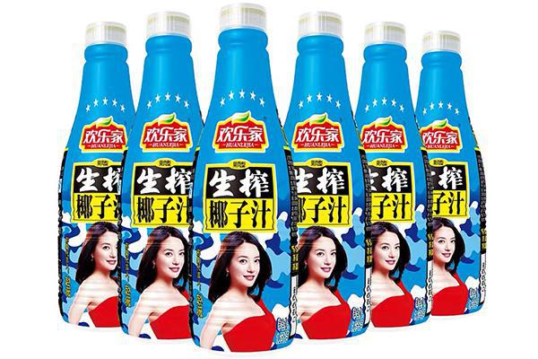 欢乐家*生榨椰子汁1.25升（蓝瓶）（秒杀价）