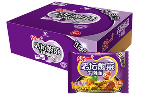 统一*老坛酸菜牛肉面121克（袋)