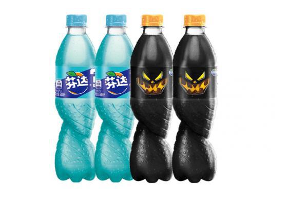 芬达蓝色茉莉花水蜜桃500毫升