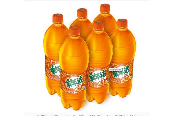 美年达（橙味）2升装