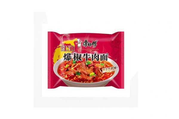 康师傅爆椒牛肉袋面106克