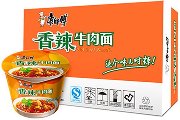 康师傅香辣牛肉桶面105g