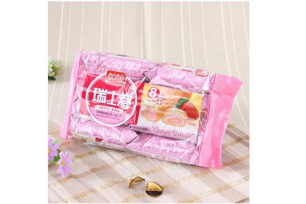 达利园*瑞士卷160g*8枚（草莓味）*新老包装随机