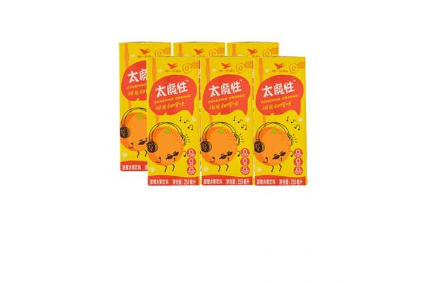 统一太魔性250毫升（甜橙味）