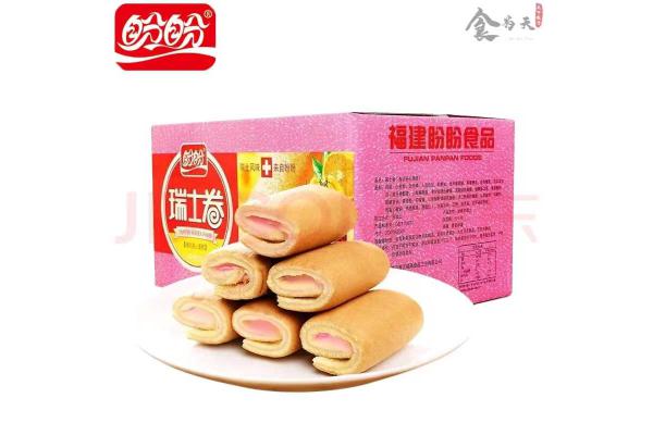 盼盼瑞士卷礼盒1.02千克（草莓味）