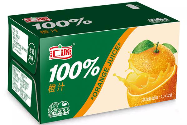 汇源100%橙汁1L