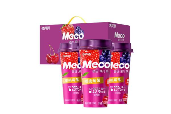 香飘飘蜜谷果汁茶樱桃莓莓400ML杯装