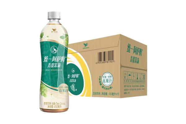 统一阿萨姆奶茶450ml(青提茉莉）