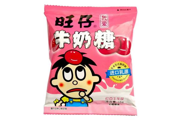 旺旺*牛奶糖15g*（红豆牛乳味）