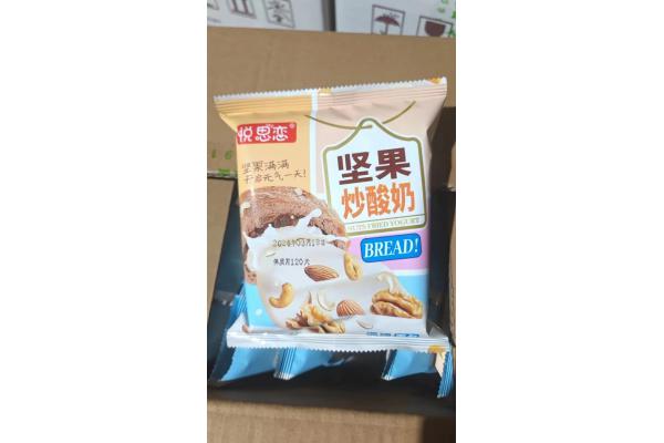 悦思恋*坚果炒酸奶面包100g
