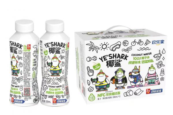 欢乐家*椰鲨椰子水330毫升