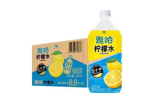 统一1L雅哈柠檬水