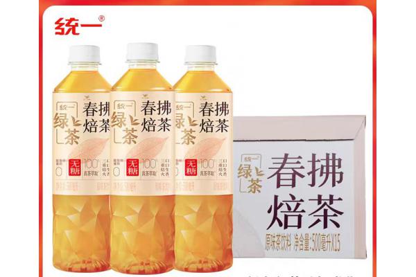 统一无糖春拂烘焙茶500ml