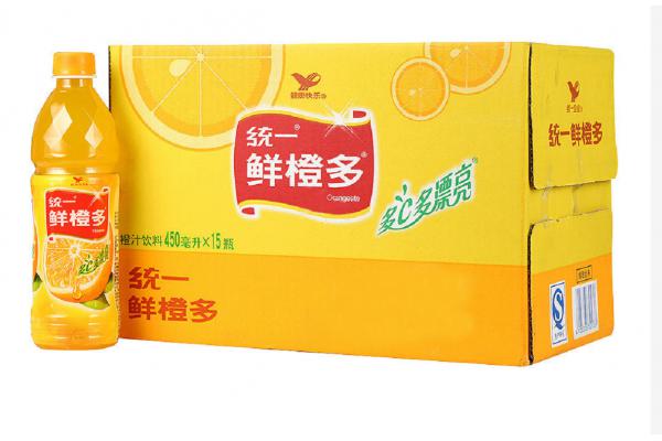 统一鲜橙多450ml