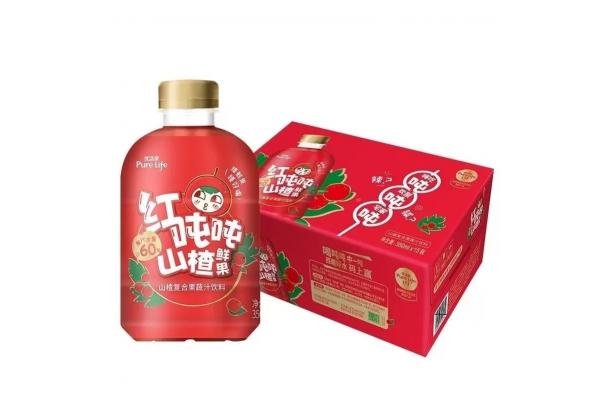 红吨吨山楂鲜果350ml