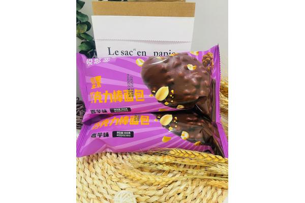 悦思恋*坚果巧克力棒面包100g
