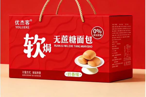 优杰克*1.5Kg软焗无蔗糖面包